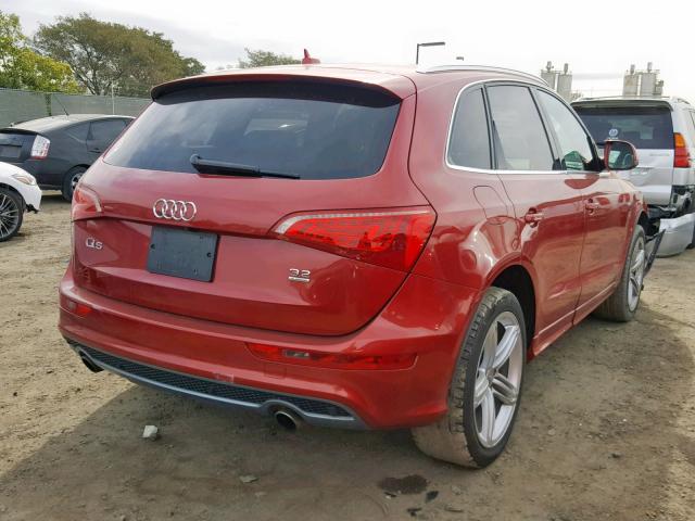 WA1WKAFP5AA006333 - 2010 AUDI Q5 PRESTIG RED photo 4