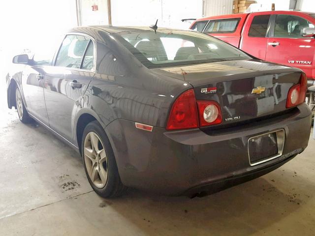 1G1ZB5EB0AF275478 - 2010 CHEVROLET MALIBU LS GRAY photo 3
