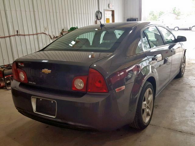 1G1ZB5EB0AF275478 - 2010 CHEVROLET MALIBU LS GRAY photo 4