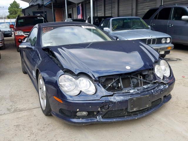 WDBSK75F53F026554 - 2003 MERCEDES-BENZ SL 500R BLUE photo 1