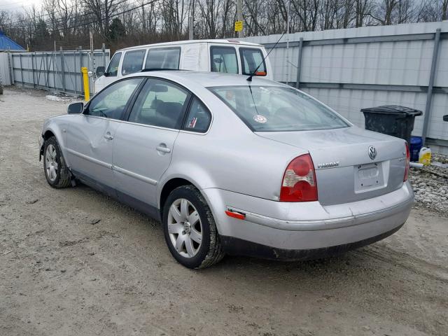 WVWTH63B83P187344 - 2003 VOLKSWAGEN PASSAT GLX 银色 照片 3