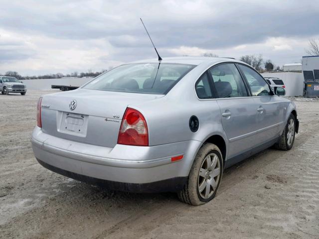 WVWTH63B83P187344 - 2003 VOLKSWAGEN PASSAT GLX 银色 照片 4