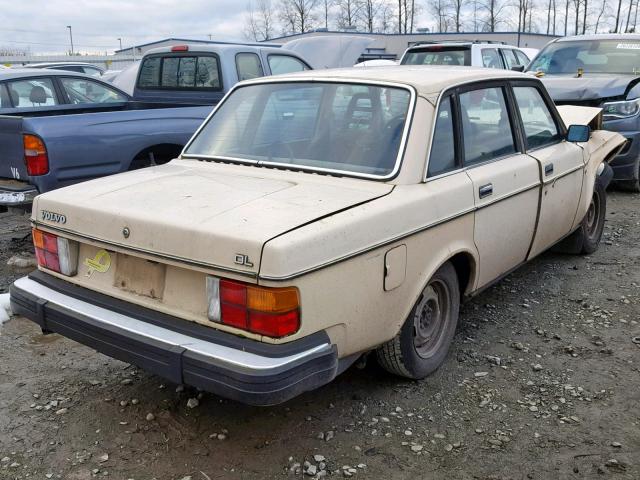 YV1AX4844C1811050 - 1982 VOLVO 244 DL TAN photo 4