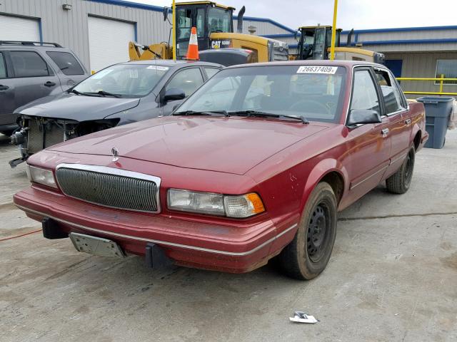 3G4AG55M9RS605788 - 1994 BUICK CENTURY SP RED photo 2