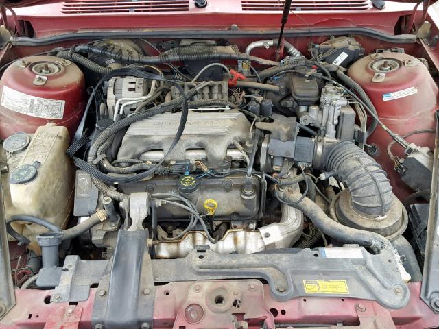 3G4AG55M9RS605788 - 1994 BUICK CENTURY SP RED photo 7