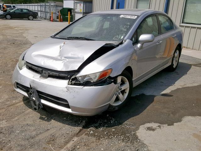 2HGFA169X8H320907 - 2008 HONDA CIVIC EXL 蓝色 照片 2