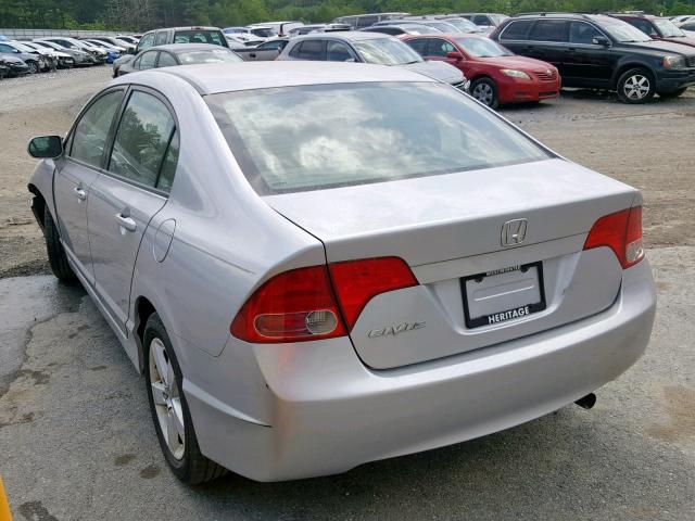 2HGFA169X8H320907 - 2008 HONDA CIVIC EXL 蓝色 照片 3