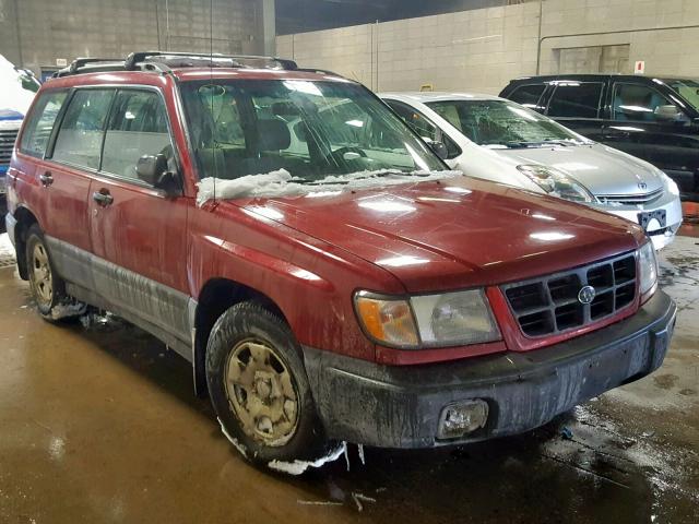 JF1SF6359XH710842 - 1999 SUBARU FORESTER L RED photo 1