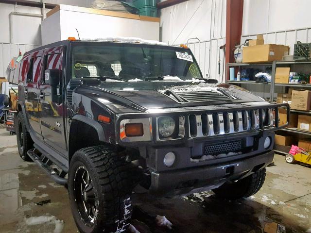 5GRGN23U33H131454 - 2003 HUMMER H2 BLACK photo 1