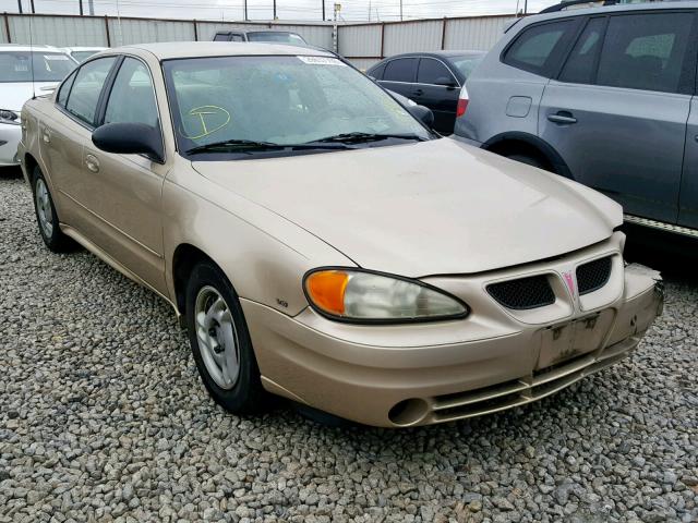 1G2NE52E65M108169 - 2005 PONTIAC GRAND AM S GOLD photo 1