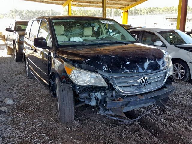 2V4RW3D11AR407414 - 2010 VOLKSWAGEN ROUTAN SE BLACK photo 1