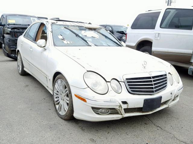 WDBUF56X17B039615 - 2007 MERCEDES-BENZ E 350 WHITE photo 1