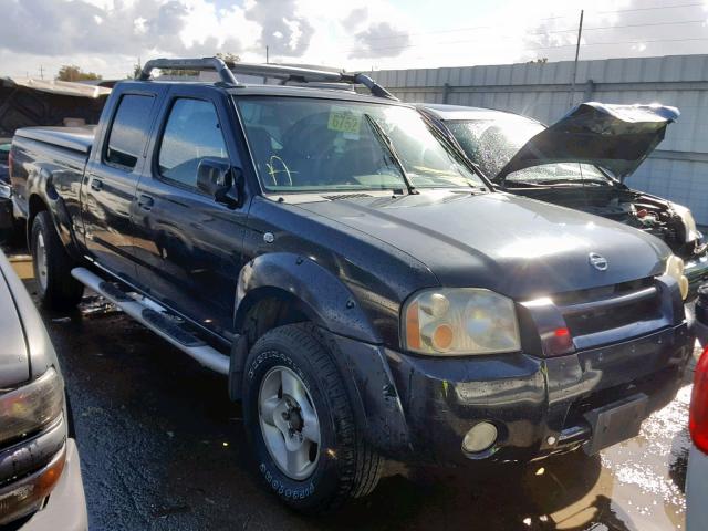 1N6ED29X92C358279 - 2002 NISSAN FRONTIER C BLACK photo 1