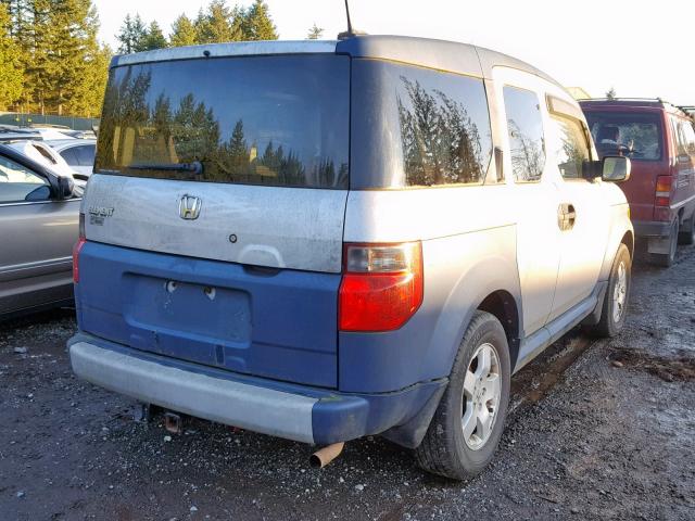 5J6YH28645L033924 - 2005 HONDA ELEMENT EX SILVER photo 4