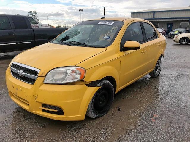 KL1TD5DEXBB138051 - 2011 CHEVROLET AVEO LS YELLOW photo 2