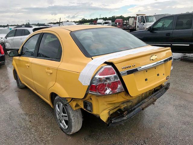 KL1TD5DEXBB138051 - 2011 CHEVROLET AVEO LS YELLOW photo 3