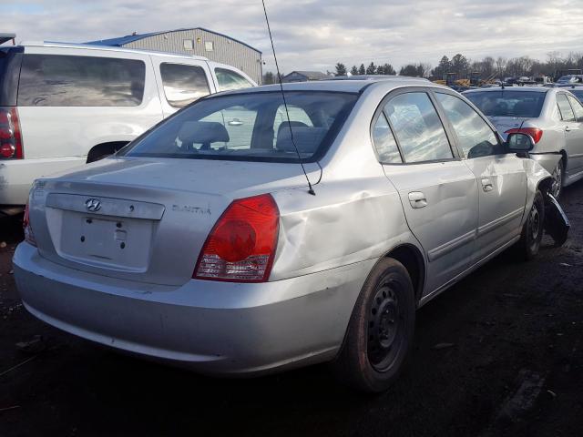 KMHDN46D44U818717 - 2004 HYUNDAI ELANTRA GLS  photo 4