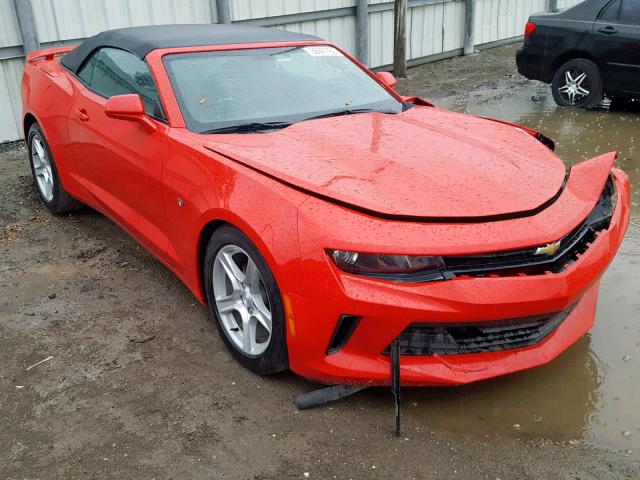 1G1FA3DX4H0126091 - 2017 CHEVROLET CAMARO LS RED photo 1