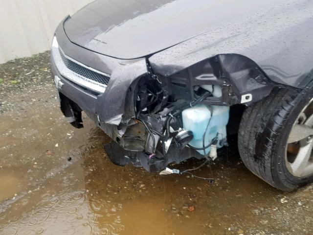 1G1ZC5E1XBF160523 - 2011 CHEVROLET MALIBU 1LT გრაფიტი ფოტო 9