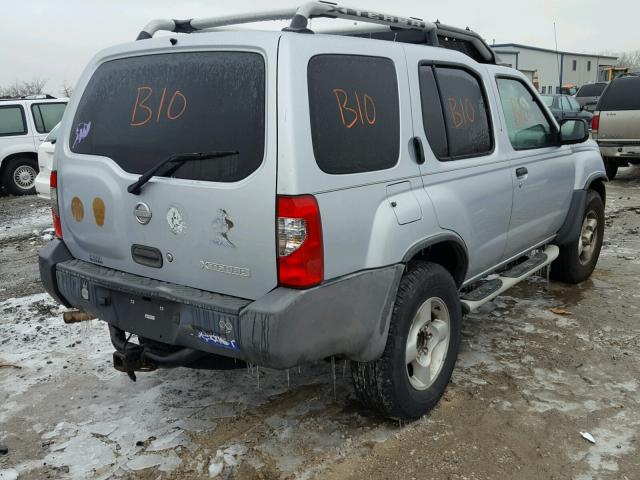 5N1ED28Y52C551229 - 2002 NISSAN XTERRA XE SILVER photo 4