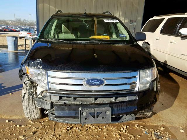 2FMDK36C48BB27273 - 2008 FORD EDGE SE BLACK photo 9