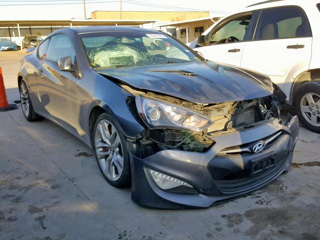 KMHHU6KJ1FU126736 - 2015 HYUNDAI GENESIS CO GRAY photo 1