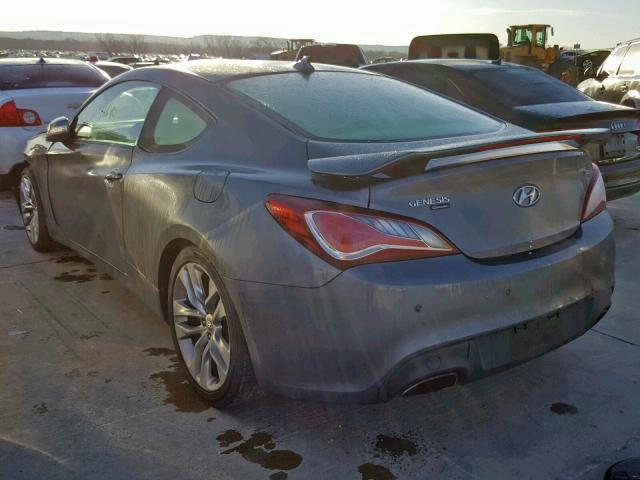 KMHHU6KJ1FU126736 - 2015 HYUNDAI GENESIS CO GRAY photo 3