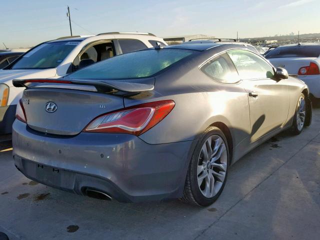 KMHHU6KJ1FU126736 - 2015 HYUNDAI GENESIS CO GRAY photo 4