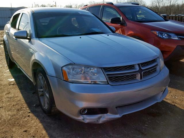 1B3BD1FG4BN586605 - 2011 DODGE AVENGER MA SILVER photo 1