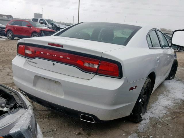2B3CL1CT6BH600294 - 2011 DODGE CHARGER PO WHITE photo 4