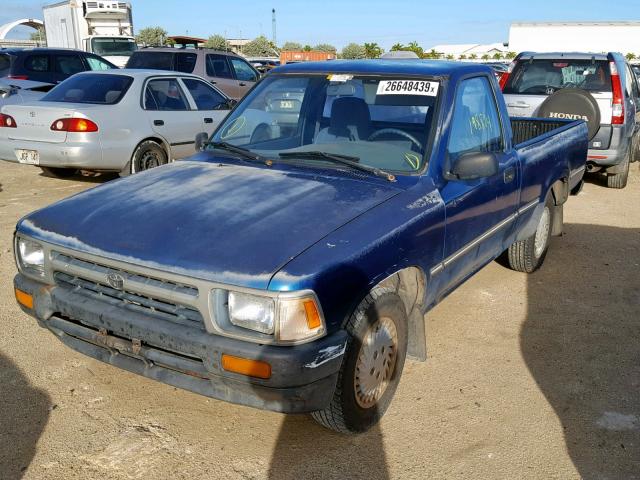 JT4RN81PXR5175343 - 1994 TOYOTA PICKUP 1/2 BLUE photo 2