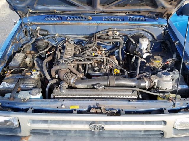 JT4RN81PXR5175343 - 1994 TOYOTA PICKUP 1/2 BLUE photo 7