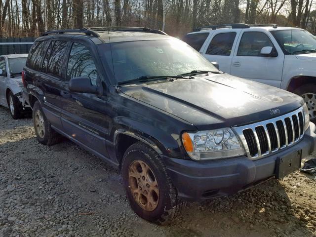 1J4GW48S01C578376 - 2001 JEEP GRAND CHER BLACK photo 1