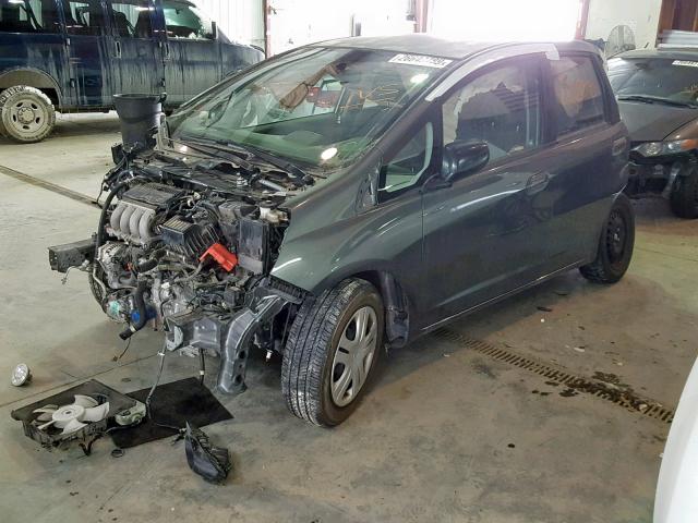 JHMGE8H37BS011306 - 2011 HONDA FIT GRAY photo 2