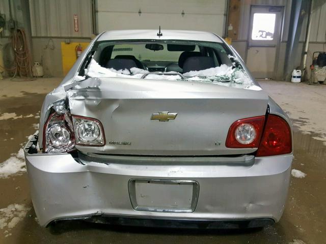 1G1ZH57B99F216789 - 2009 CHEVROLET MALIBU 1LT SILVER photo 9