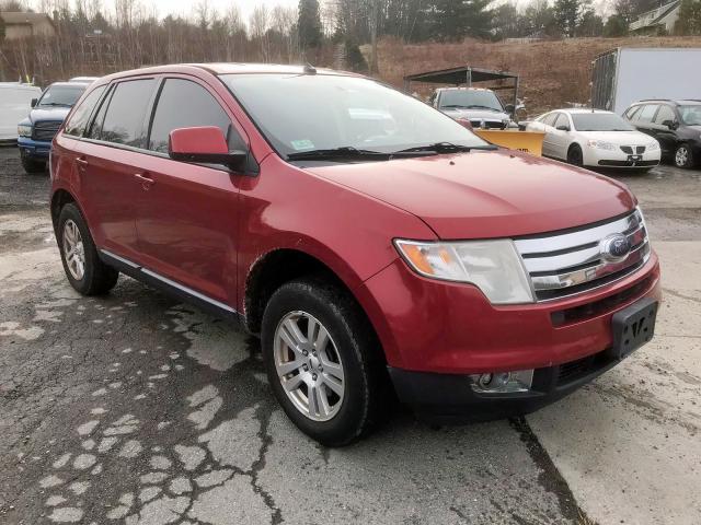 2FMDK48C08BA69102 - 2008 FORD EDGE SEL RED photo 1