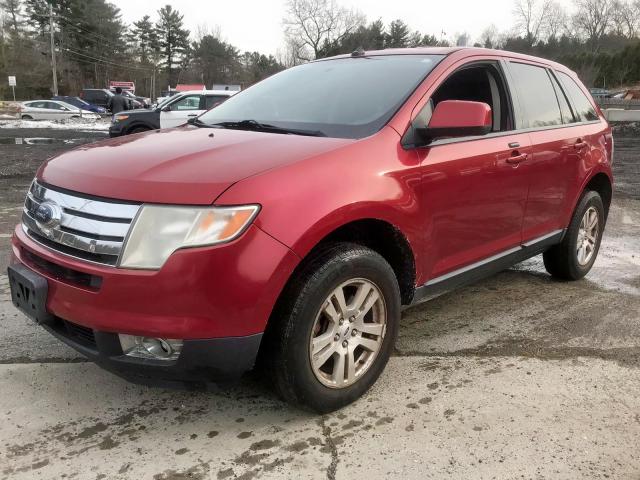 2FMDK48C08BA69102 - 2008 FORD EDGE SEL RED photo 2