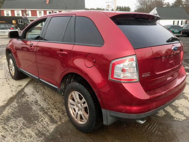 2FMDK48C08BA69102 - 2008 FORD EDGE SEL RED photo 4