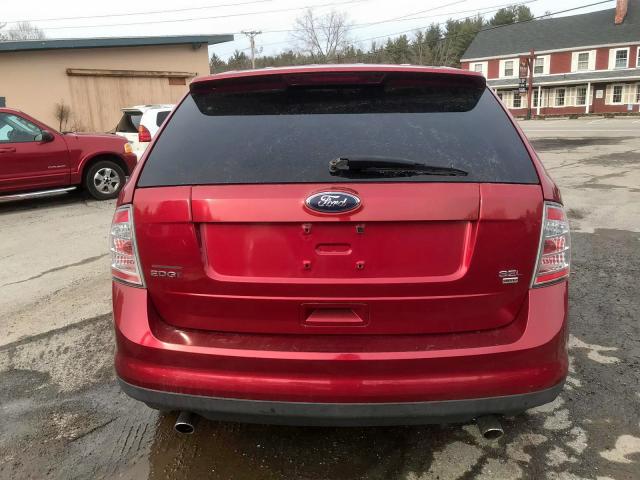 2FMDK48C08BA69102 - 2008 FORD EDGE SEL RED photo 9