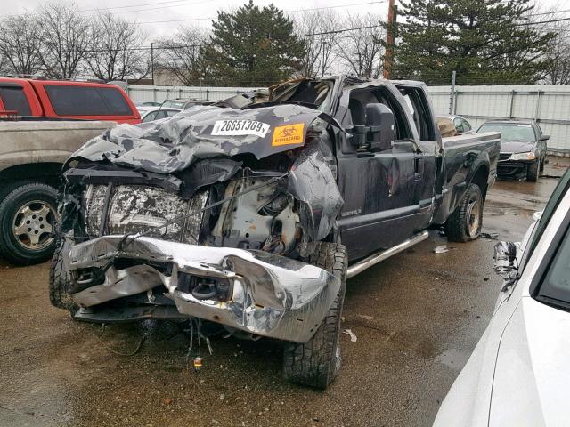 1FTSW31F22EC10178 - 2002 FORD F350 SRW S GRAY photo 2