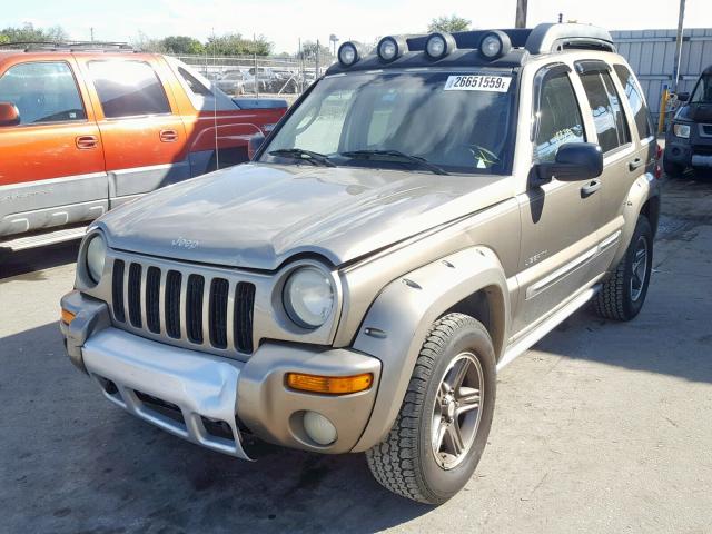 1J4GK38K44W102608 - 2004 JEEP LIBERTY RE TAN photo 2