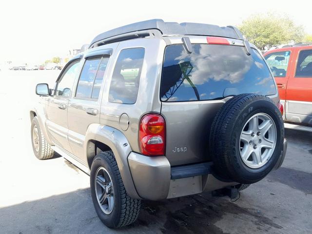 1J4GK38K44W102608 - 2004 JEEP LIBERTY RE TAN photo 3