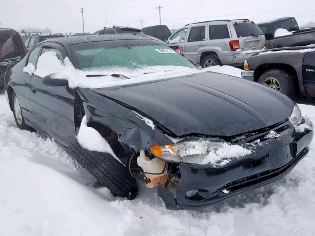 2G1WX15K419153793 - 2001 CHEVROLET MONTE CARL BLACK photo 1