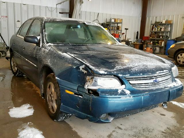 1G1NE52J02M634486 - 2002 CHEVROLET MALIBU LS TEAL photo 1