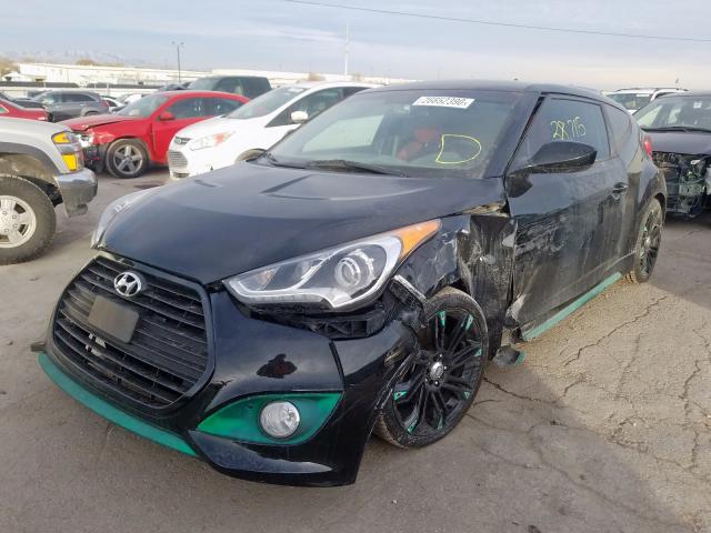 KMHTC6AEXFU243913 - 2015 HYUNDAI VELOSTER TURBO  photo 2