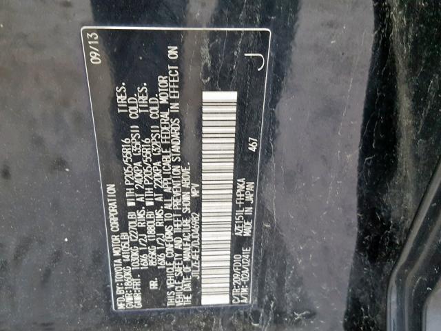 JTLZE4FE7DJ046982 - 2013 TOYOTA SCION XB Қара фото 10