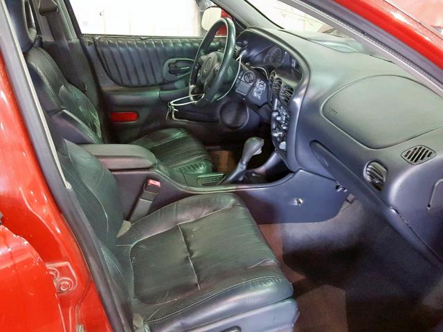 1G2WP52K92F277588 - 2002 PONTIAC GRAND PRIX RED photo 5