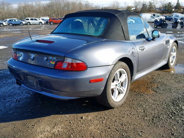 WBACH9341YLF91202 - 2000 BMW Z3 2.3 GRAY photo 4