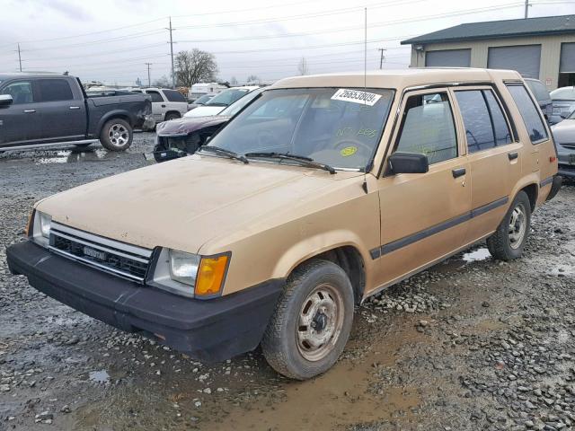 JT2AL32V0E3543983 - 1984 TOYOTA TERCEL DEL BROWN photo 2