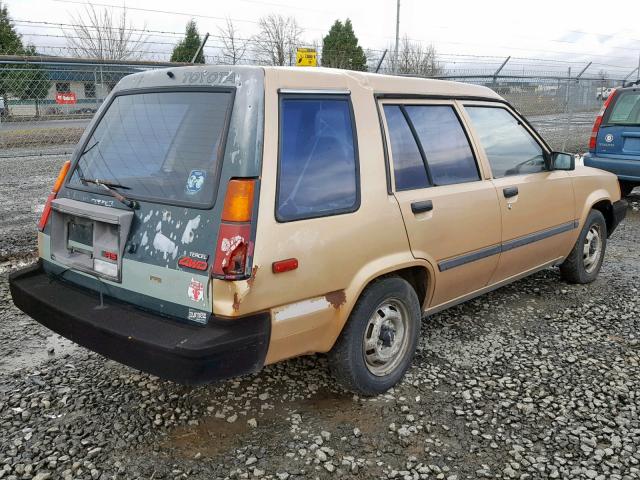 JT2AL32V0E3543983 - 1984 TOYOTA TERCEL DEL BROWN photo 4